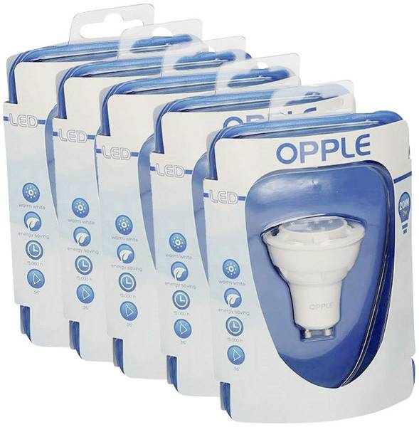 Voordeelset LED Lampen GU10 2W 5 Stuks