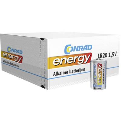 Conrad energy D batterij omdoos (96 stuks)