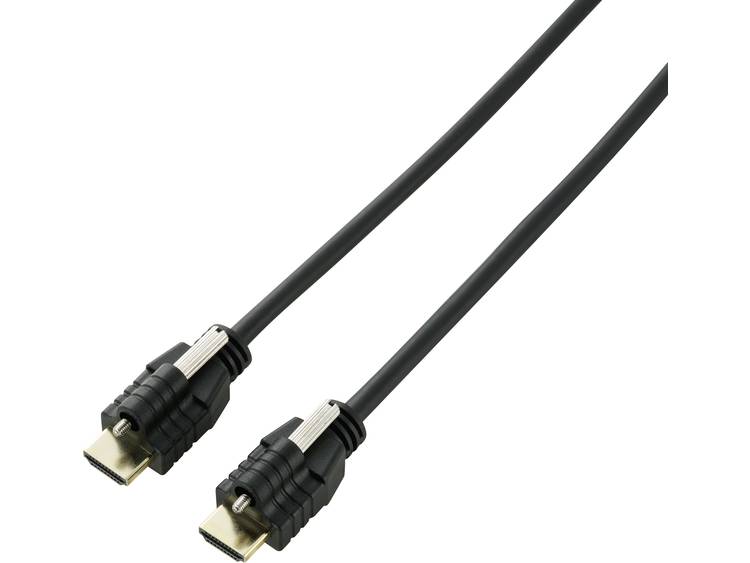 SpeaKa Professional HDMI Aansluitkabel [1x HDMI-stekker <=> 1x HDMI-stekker] 2 m Zwart