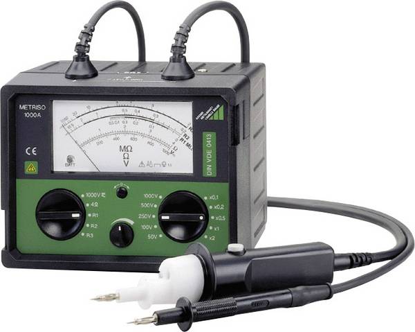 Gossen Metrawatt M 540 C Isolatiemeter Kalibratie (ISO) 50 V, 100 V, 250 V, 500 V, 1000 V 400 MΩ