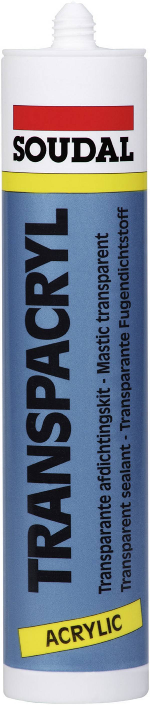 Soudal ACRYRUB Acryl Kleur (specifiek): Transparant 310 ml