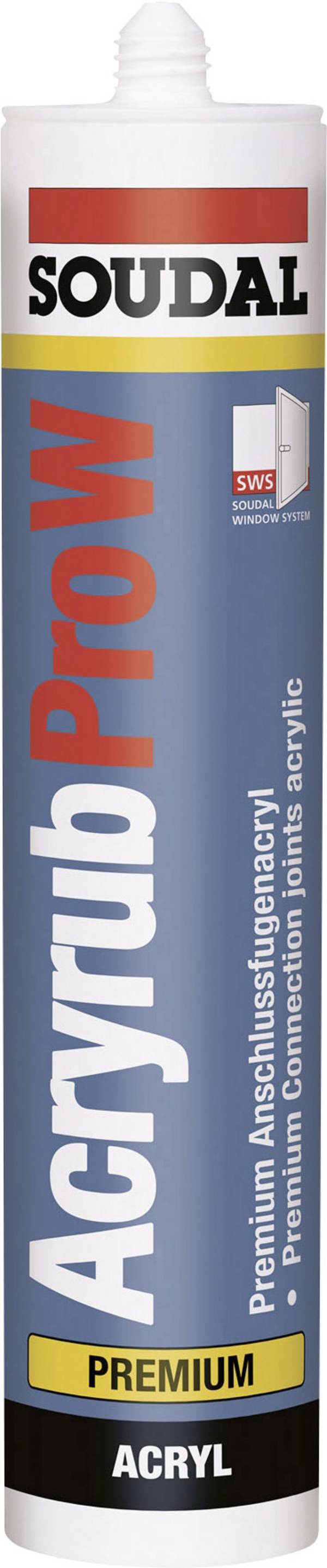 Soudal ACRYRUB PRO W Acryl Kleur (specifiek): Grijs 310 ml