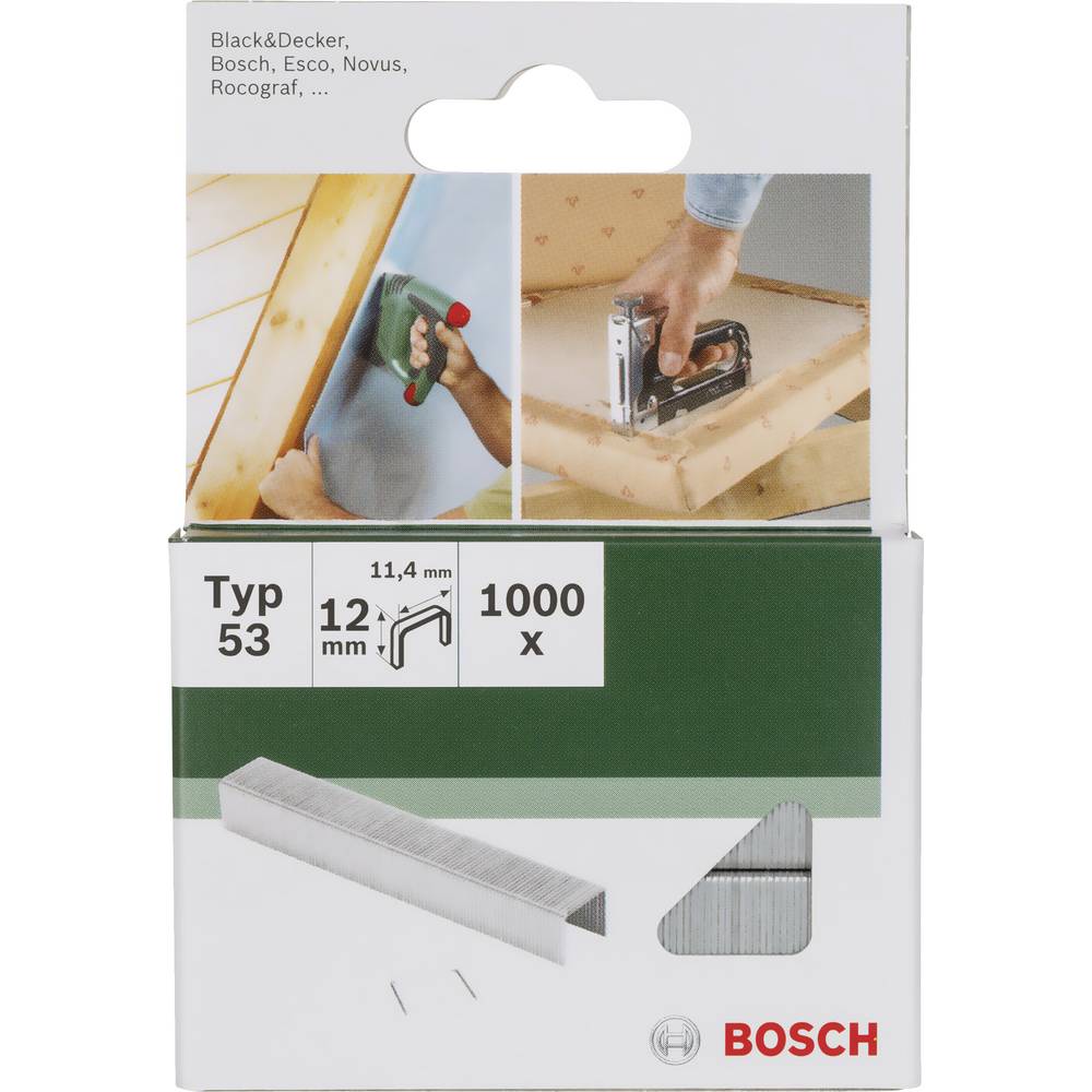 Niet type 53 1000 stuk(s) Bosch Accessories 2609255821 Afm. (l x b) 10 mm x 11.4 mm