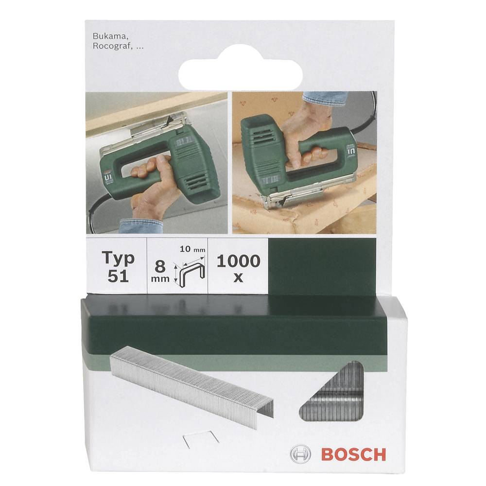 Niet type 51 1000 stuk(s) Bosch Accessories 2609255833 Afm. (l x b) 10 mm x 10 mm