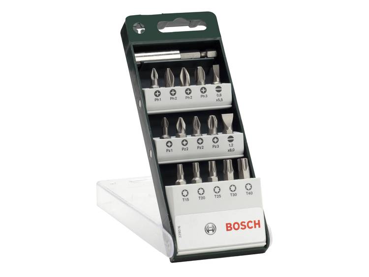 Bosch 2609255977 16-delig Schroefbit-set standaard (HEX, PH, PZ)
