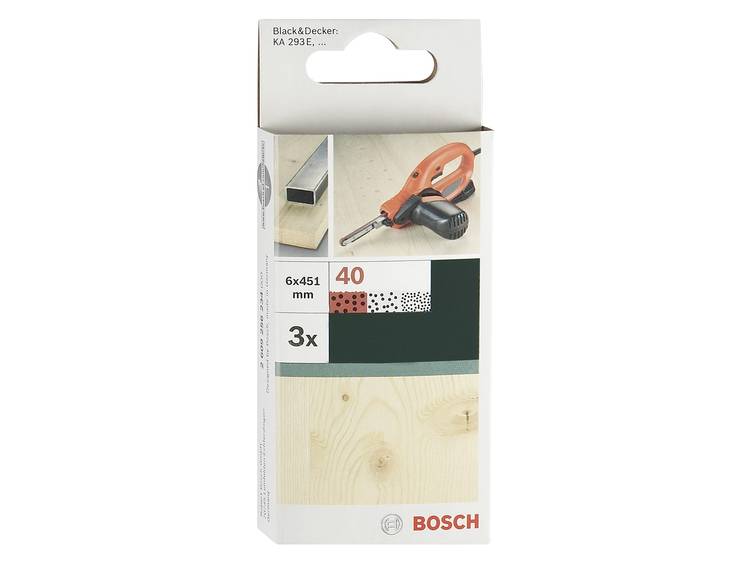 Schuurband Korrelgrootte 60 (l x b) 451 mm x 6 mm Bosch 2609256235 3 stuks