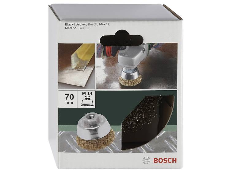 Bosch 2609256500 Komborstel Ø 70 mm Staaldraad M14 1 stuks