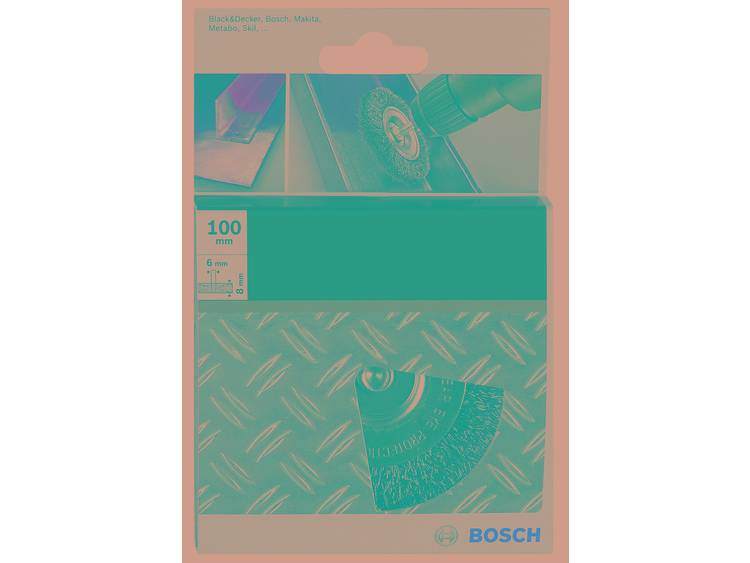 Bosch 2609256532 Schijfborstel Ø 100 mm Staaldraad Schacht-Ø 6 mm 1 stuks