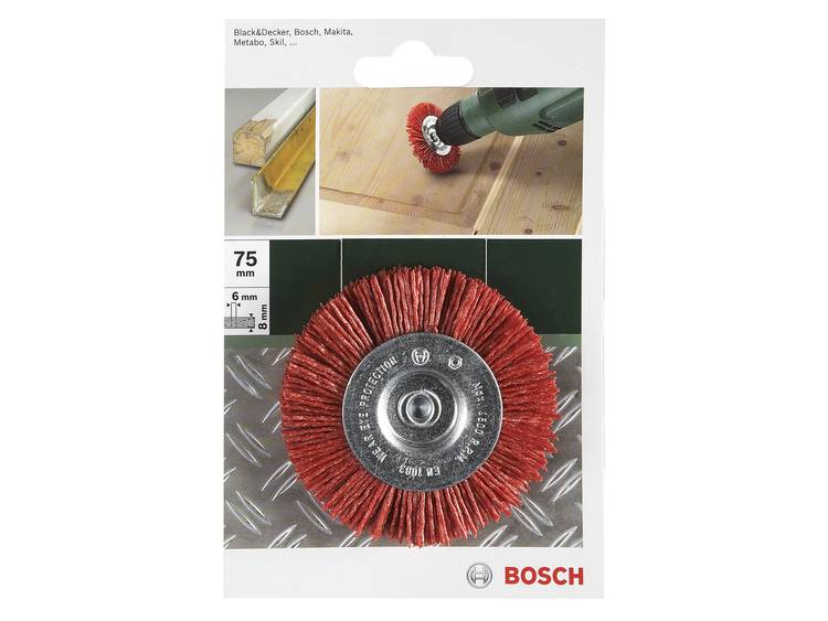 Bosch 2609256535 Schijfborstel Ø 75 mm Nylondraad Schacht-Ø 6 mm 1