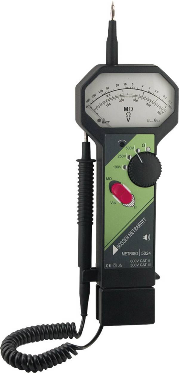 Gossen Metrawatt Metriso 5024 Isolatiemeter Kalibratie (ISO) 100 V, 250 V, 500 V 400 MΩ