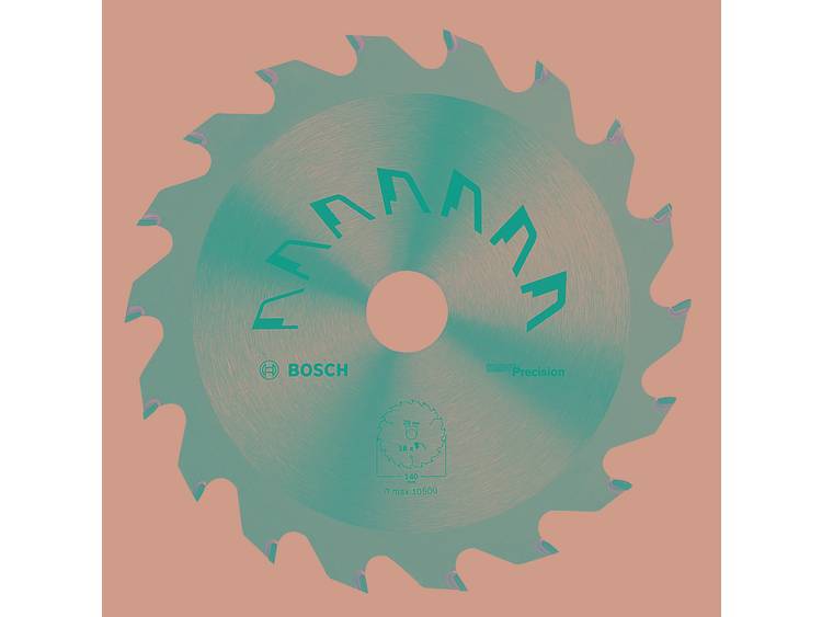 Cirkelzaagblad PRECISION Bosch 2609256849 Diameter:140 mm Aantal tanden (per inch):18