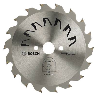 Bosch Accessories Precision 2609256852 Hardmetaal-cirkelzaagblad 150 x 20 mm Aantal tanden: 18 1 stuk(s)