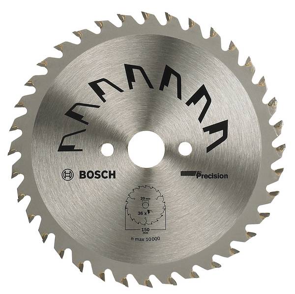 Bosch Accessories Precision 2609256853 Hardmetaal-cirkelzaagblad 150 x 20 mm Aantal tanden: 36 1 stuk(s)