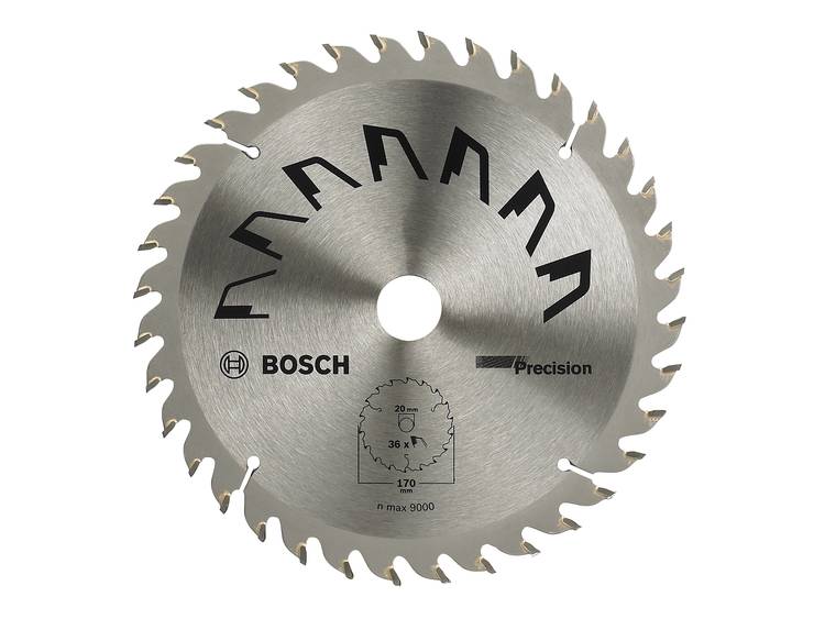 Cirkelzaagblad PRECISION Bosch 2609256858 Diameter:170 mm Aantal tanden (per inch):36