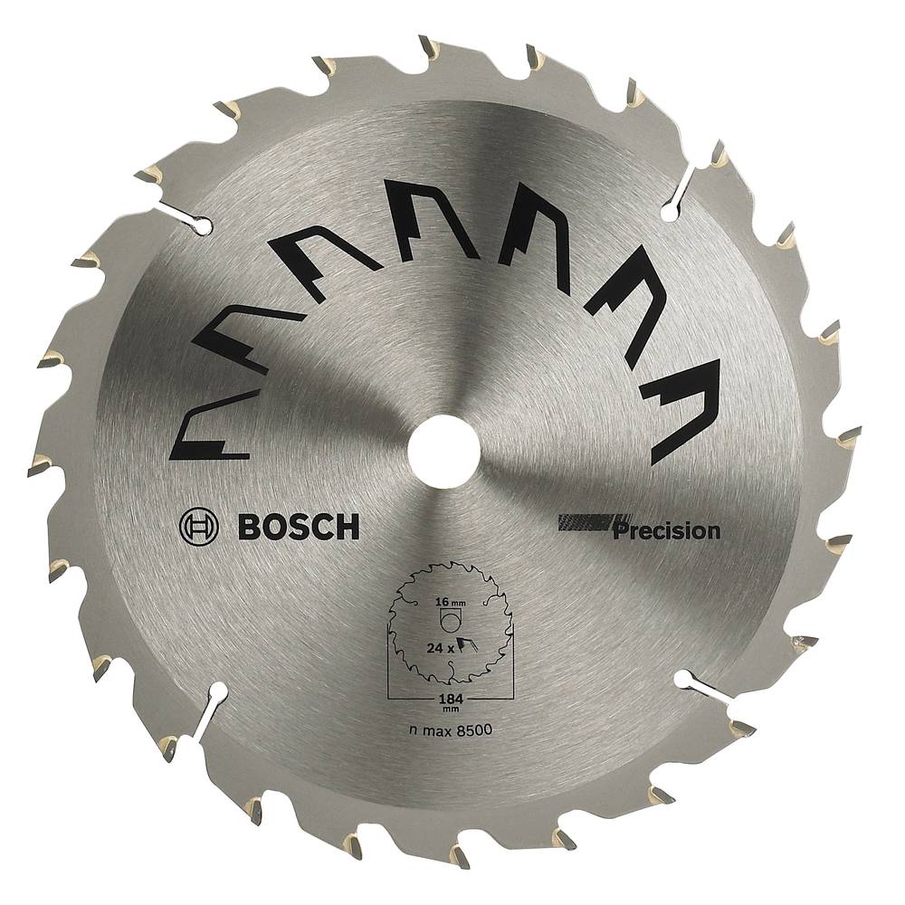 Bosch Accessories Precision 2609256863 Hardmetaal-cirkelzaagblad 184 x 16 mm Aantal tanden: 24 1 stuk(s)
