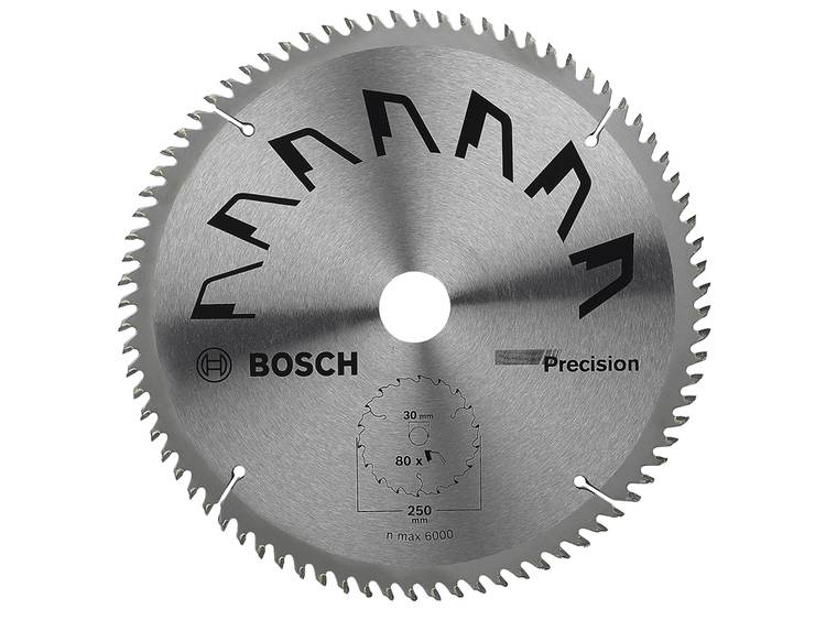 Cirkelzaagblad PRECISION Bosch 2609256882 Diameter:250 mm Aantal tanden (per inch):80