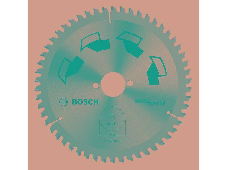 Cirkelzaagblad SPECIAL Bosch 2609256896 Diameter:250 mm Aantal tanden (per inch):80