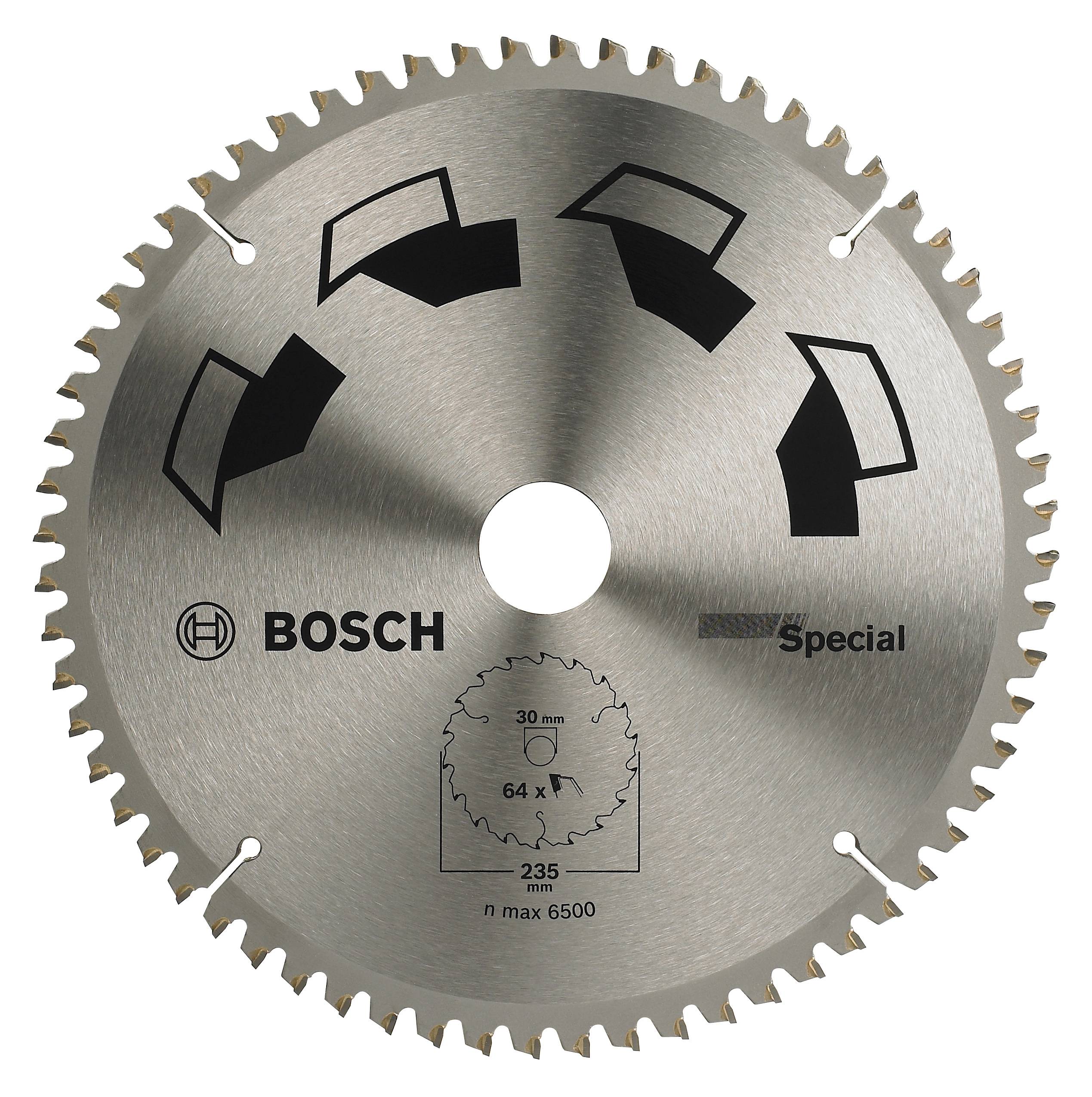 Gehoorzaam Miniatuur metgezel Bosch Accessories Special 2609256895 Hardmetaal-cirkelzaagblad 235 x 30 mm  Aantal tanden: 64 1 stuk(s) | Conrad.nl