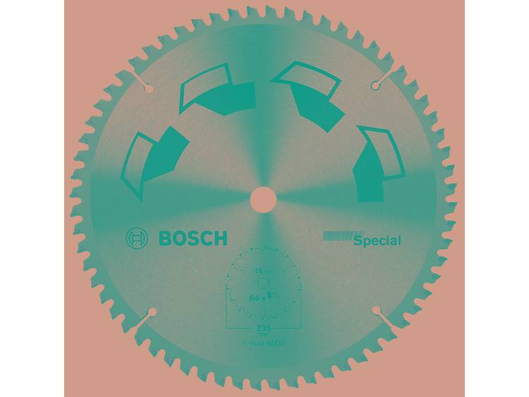Cirkelzaagblad SPECIAL Bosch 2609256899 Diameter:235 mm Aantal tanden (per inch):64