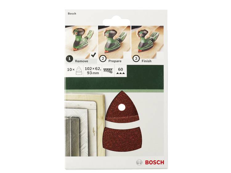Bosch 10-delig Multi-schuurbladenset