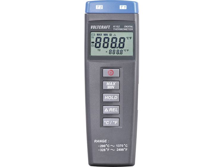 VOLTCRAFT K102 Temperatuurmeter -200 tot +1370 C Sensortype K