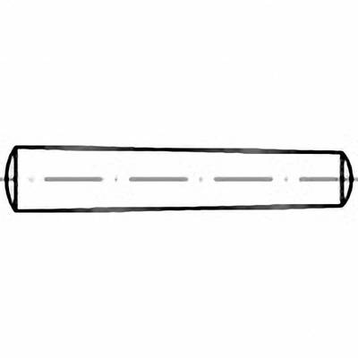 TOOLCRAFT  102887 Conische pen (Ø x l) 16 mm x 50 mm  Staal  10 stuk(s)