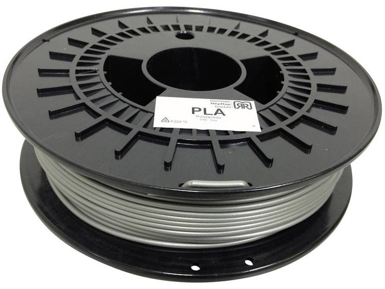 Filament German RepRap 100254 PLA kunststof 3 mm Zilver 750 g