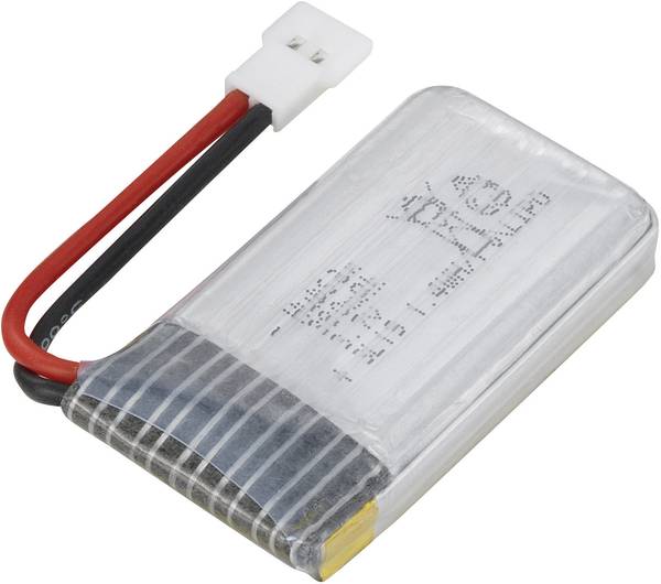 Hubsan LiPo accupack 3.7 V 380 mAh Aantal cellen: 1  Softcase Kabelschoen