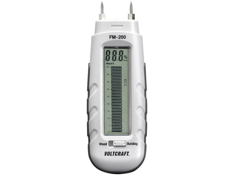 VOLTCRAFT FM-200 Meetapparaat voor materiaalvochtigheid, vochtigheidsmeter 0.2 2 % vol