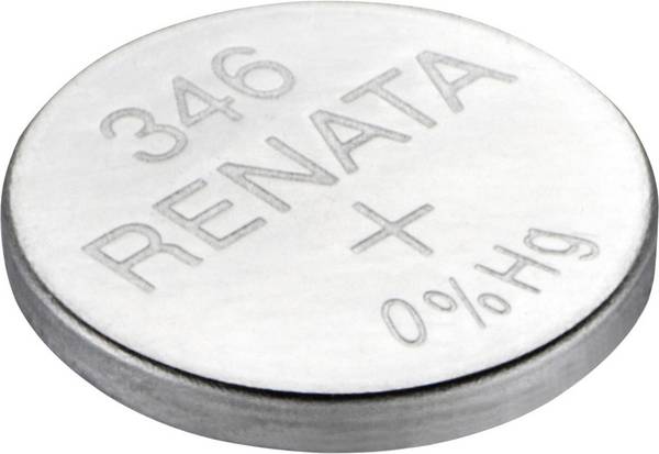 Renata Knoopcel 346 1.55 V 1 stuk(s) 9.5 mAh Zilveroxide