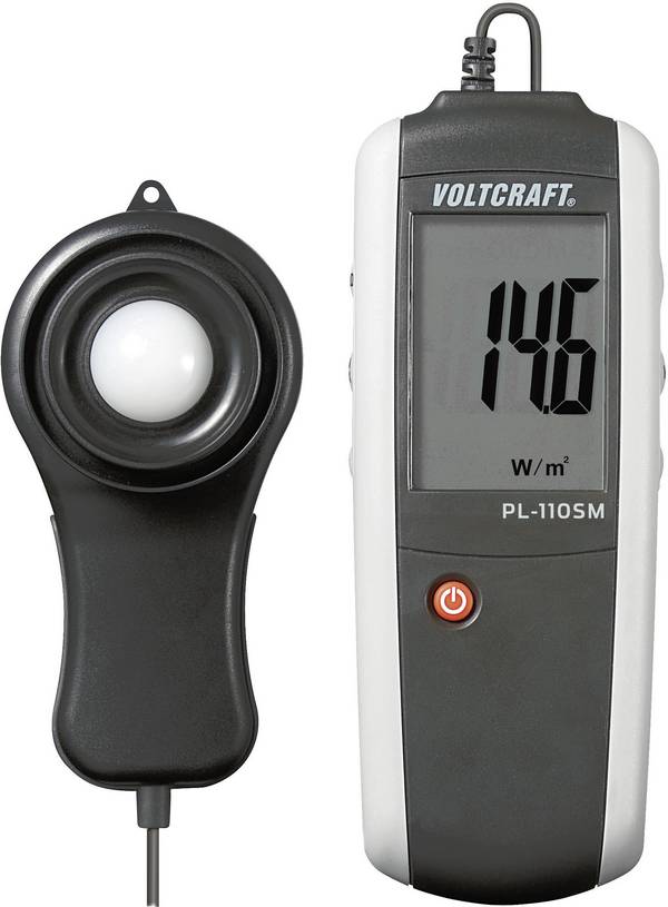 VOLTCRAFT PL-110SM PL-110SM Lichtmeter 0 - 1999 W/m²