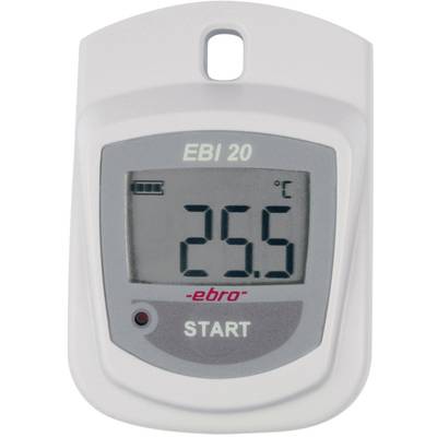 ebro 1601-0042-D EBI 20-T1 Temperatuur datalogger Kalibratie (DAkkS) Te meten grootheid Temperatuur -30 tot 70 °C       