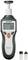 Een digitaal toerentalmeter-apparaat met display toont 'RPM 0.0'. Twee extra sensoropzetstukken liggen ernaast.