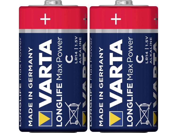 Varta Max Tech LR14 C batterij (Baby) Alkali-mangaan 1.5 V 2 stuks