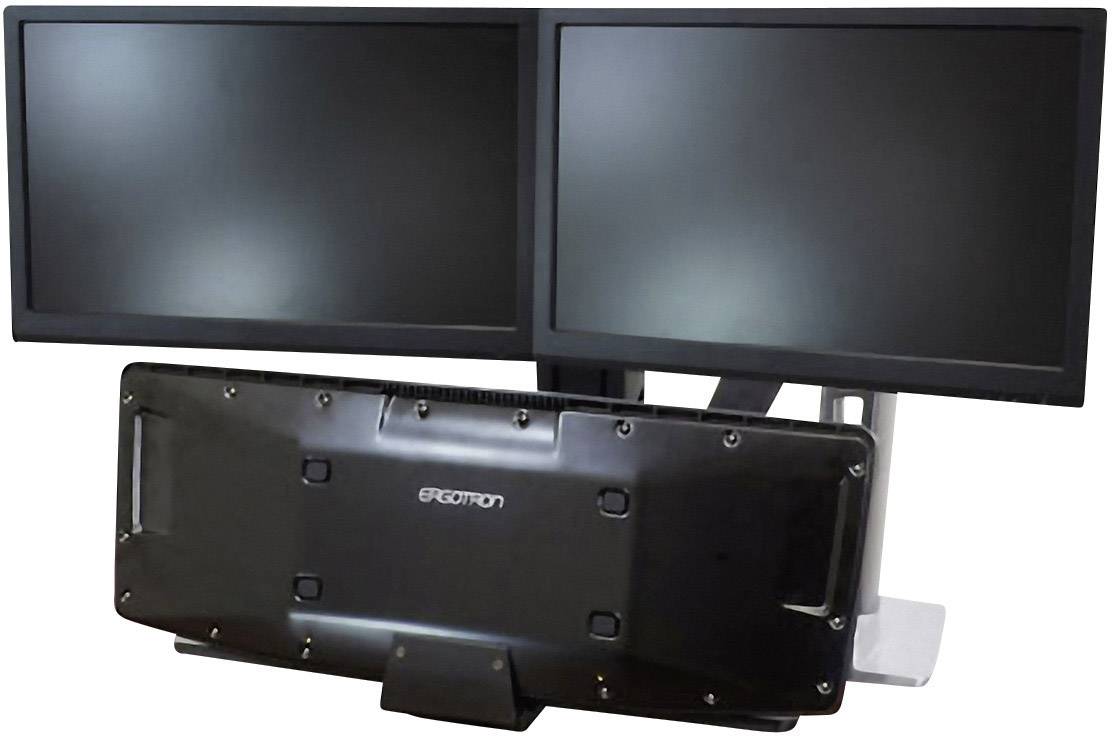 Ergotron WorkFit-A Dual Monitor-tafelbeugel Aantal monteerbare displays: 2 25,4 cm (10") - 61 cm (24") Zwart, Aluminium -3