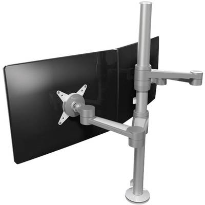 Dataflex ViewLite Monitorarm 142 Monitor-tafelbeugel 2-voudig 25,4 cm (10") - 61,0 cm (24") Zilver In hoogte verstelbaar