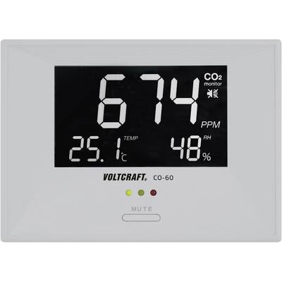 VOLTCRAFT CO2-60 Kooldioxidemeter 0 - 3000 ppm   