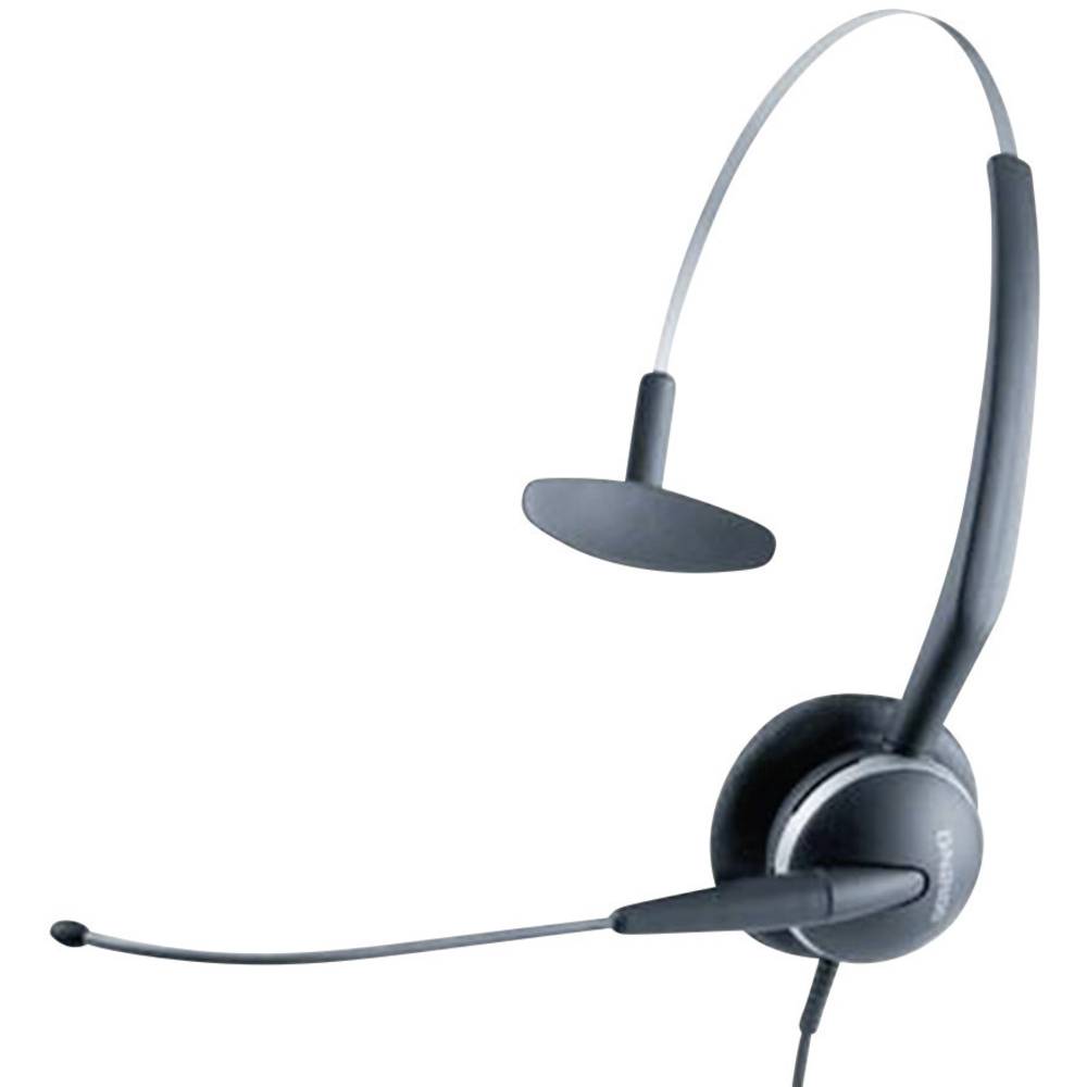 Jabra GN2100 On Ear headset Telefoon Kabel Mono Zwart, Zilver Noise Cancelling