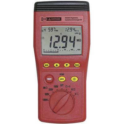 Beha Amprobe 93530-D Isolatiemeter Kalibratie (ISO) 100 V, 250 V, 500 V, 1000 V 1 MΩ