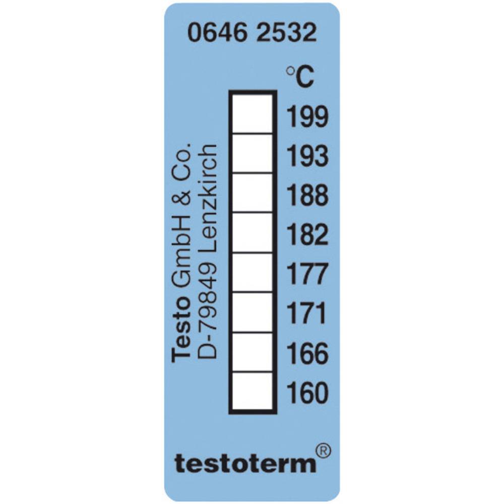 testo testoterm Temperatuurmeetstrip 161 tot 204 °C Inhoud10 stuk(s)