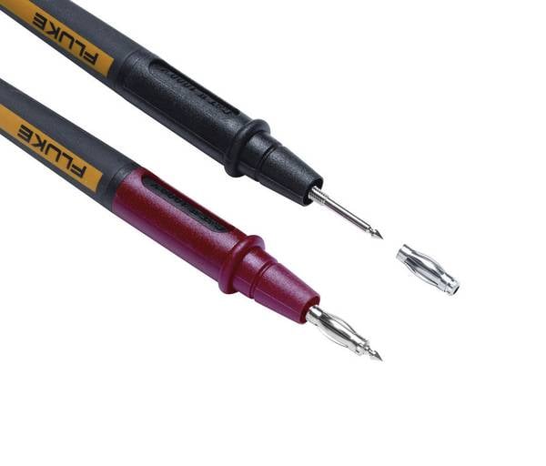 Fluke TL175E Veiligheidsmeetsnoerenset Banaanstekker 4 mm Testpunt 1.20 m Zwart, Rood 1 stuk(s)