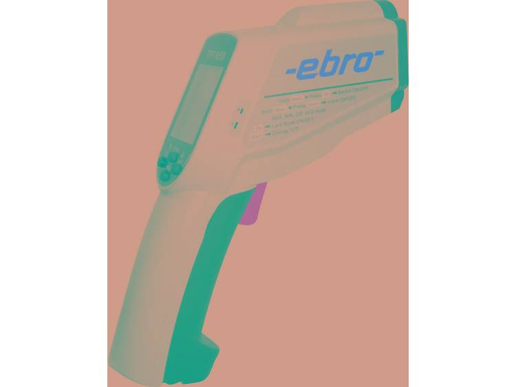 ebro TFI 650 Infrarood-thermometer Optiek (thermometer) 50:1 -60 tot 1500 °C Contactmeting