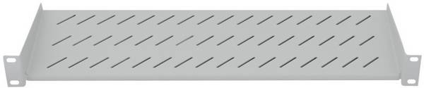 LogiLink SF1C25G 19 inch  Apparaatbodem voor patchkast  1 HE  Vast inbouw Geschikt voor kastdiepte: 450 mm Grijs