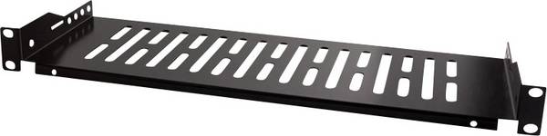 LogiLink SF1C25B 19 inch Apparaatbodem voor patchkast 1 HE Vast inbouw Geschikt voor kastdiepte: 450 mm Zwart