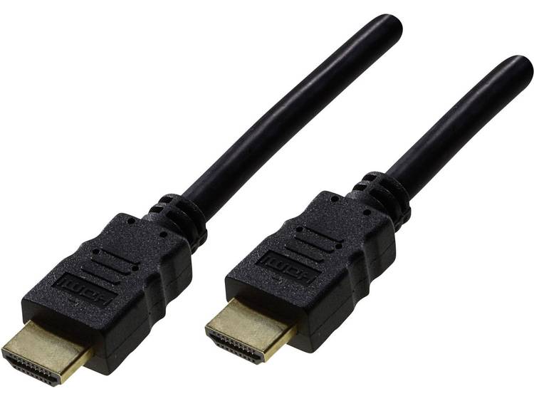 Schwaiger HDMI Aansluitkabel [1x HDMI-stekker <=> 1x HDMI-stekker] 0.70 m Zwart