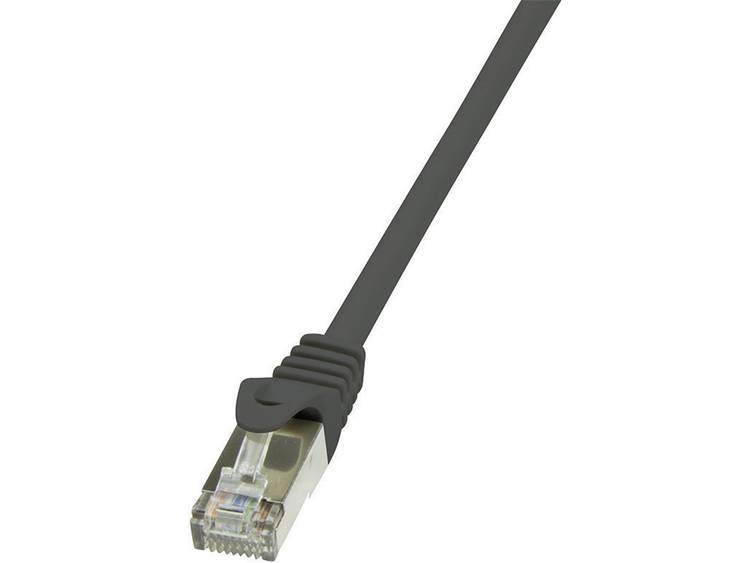 LogiLink Netwerk Aansluitkabel CAT 6 F-UTP 0.50 m Zwart