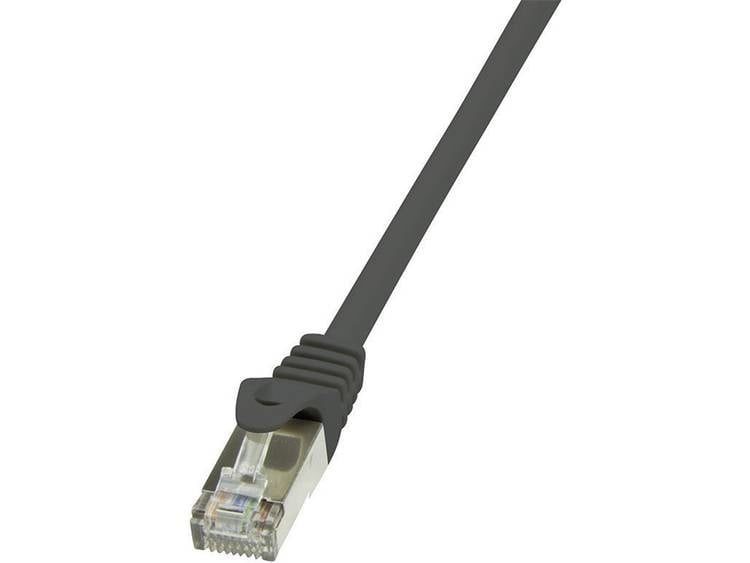 LogiLink Netwerk Aansluitkabel CAT 6 F-UTP 1 m Zwart