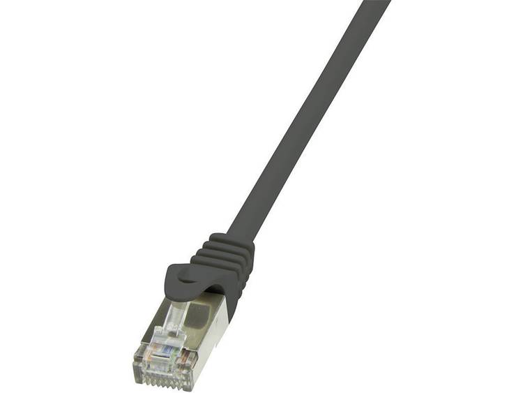 LogiLink Netwerk Aansluitkabel CAT 6 F-UTP 7.50 m Zwart