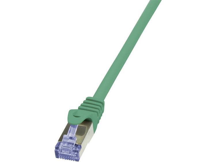LogiLink Netwerk Aansluitkabel CAT 6A S-FTP 3.00 m Groen