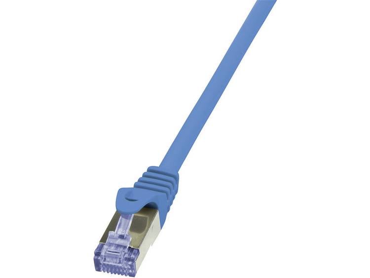LogiLink Netwerk Aansluitkabel CAT 6A S-FTP 1.50 m Blauw